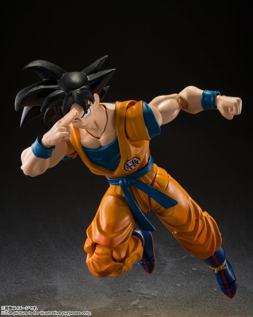 TAMASHII NATIONS Dragon Ball Super Son Goku SUPER HERO Painted Action Figure S.H.Figuarts
