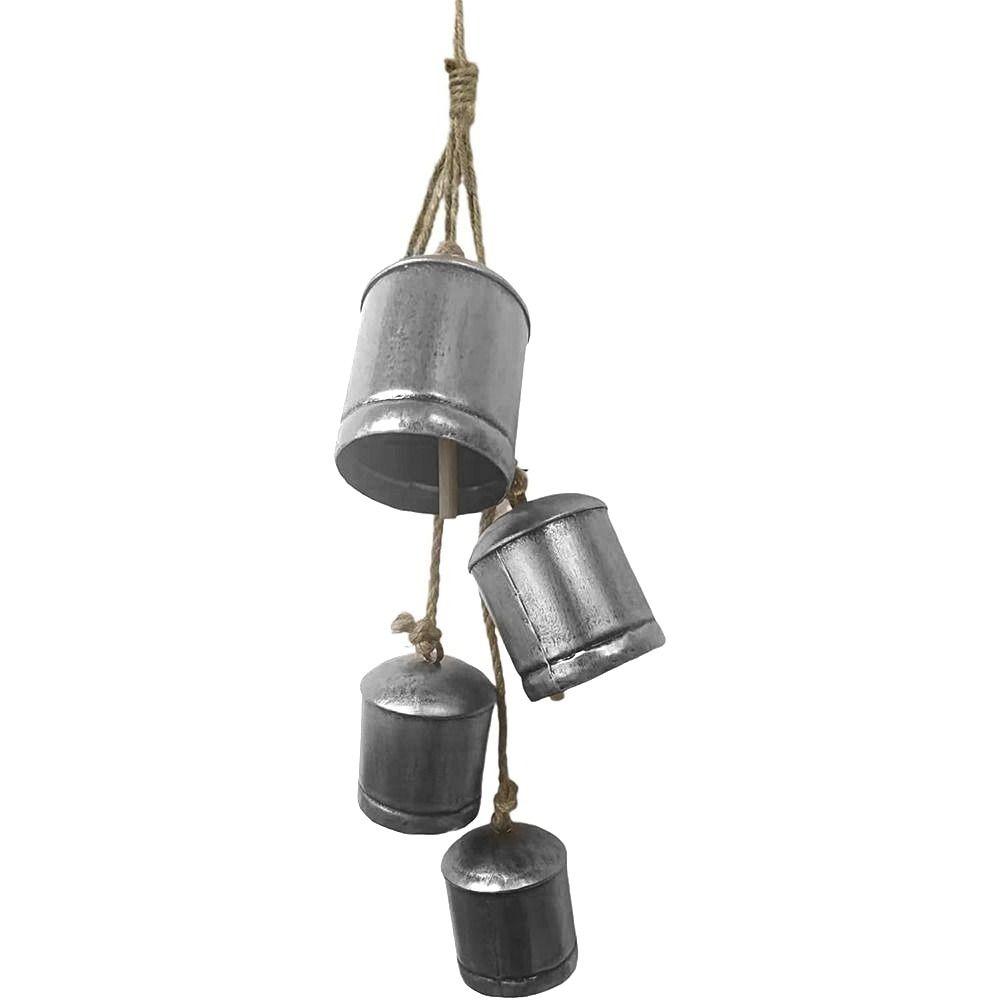 Metal Christmas Cow Bells Vintage Tranquil Wind Chimes  Christmas Tree Decoration
