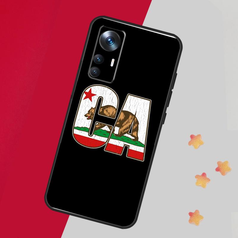 

California Flag Case For Xiaomi 15 14 13 Ultra 11T 12T 13T 14T Pro Cover For POCO X7 X6 X3 X5 F5 F6 F7 Pro Xiaomi 15 Pro