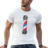 Barber Pole Tshirt Plus Size Everyday Tee Shirt