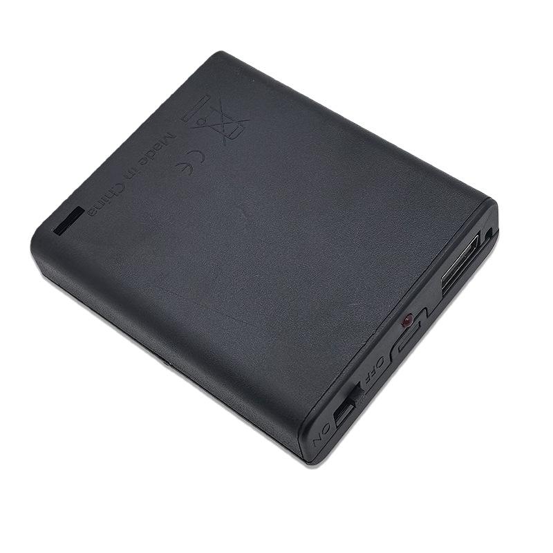 1Pcs 4 Slots Aa Battery Holder No.5 Battery Case With Power Switch And Usb Female Socket Indicator Light Aa Battery Box