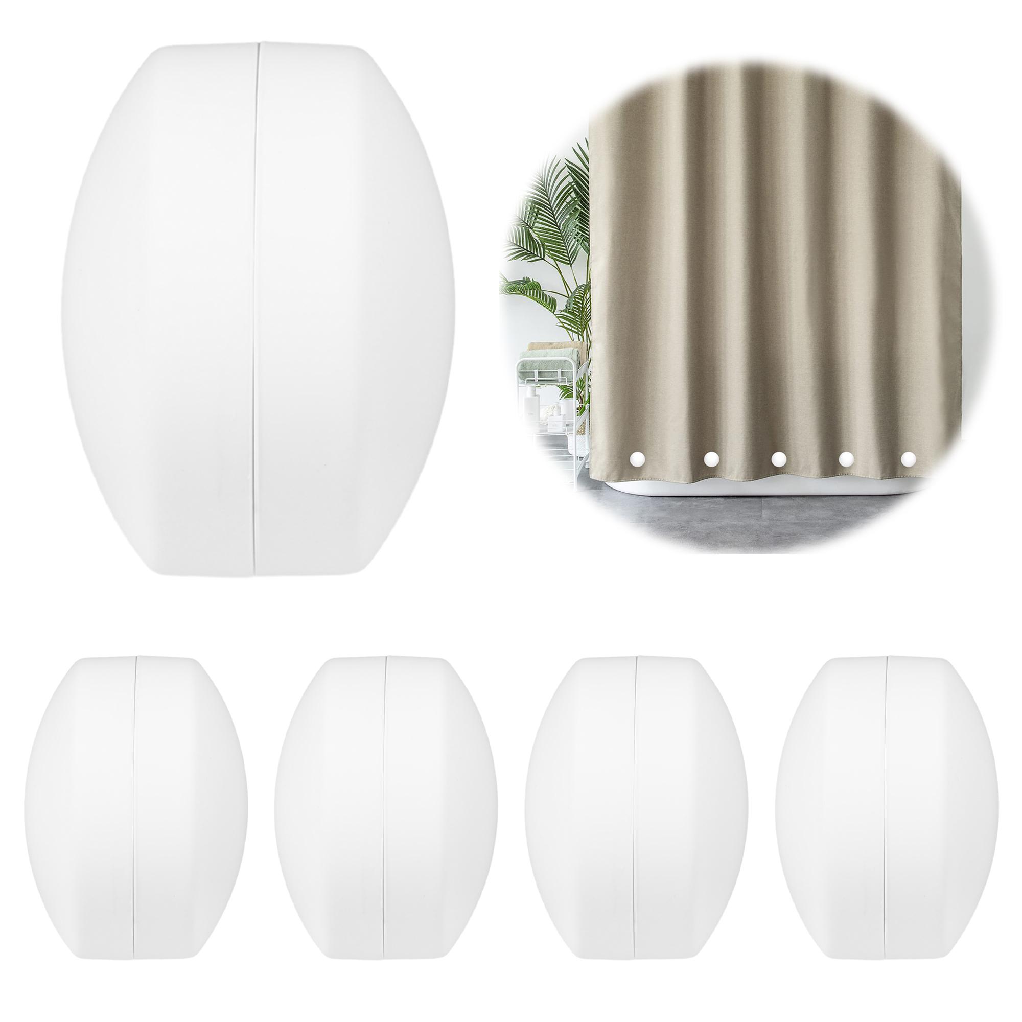 360° Silicone Wrapped Magnetic Shower Curtain Weights Heavy Magnets Prevent Curtain Liners from Blowing Curtain accessories