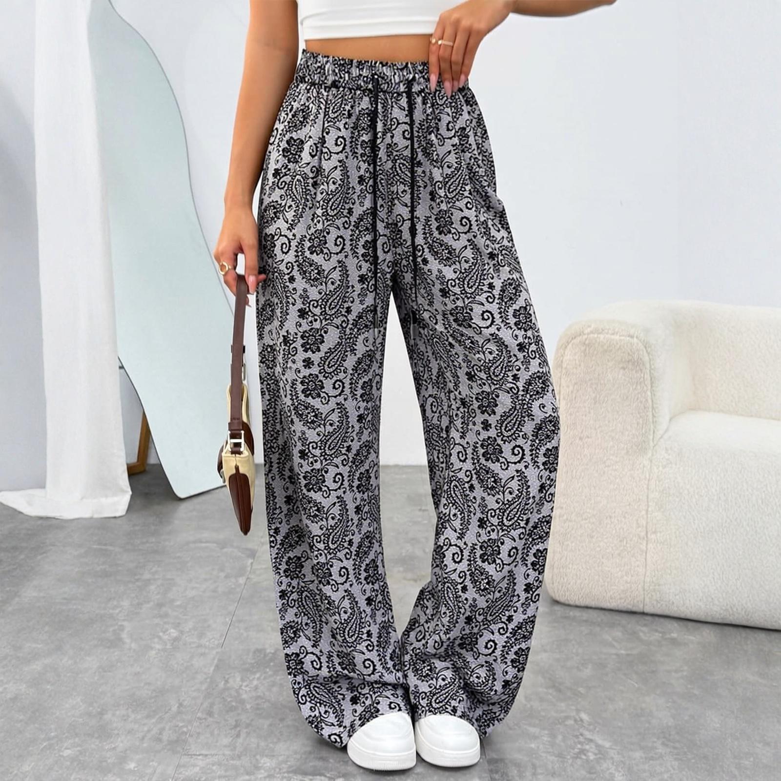 

Women s Straight Pants Fashion Casual Pants Nine Point Harlan Pants M