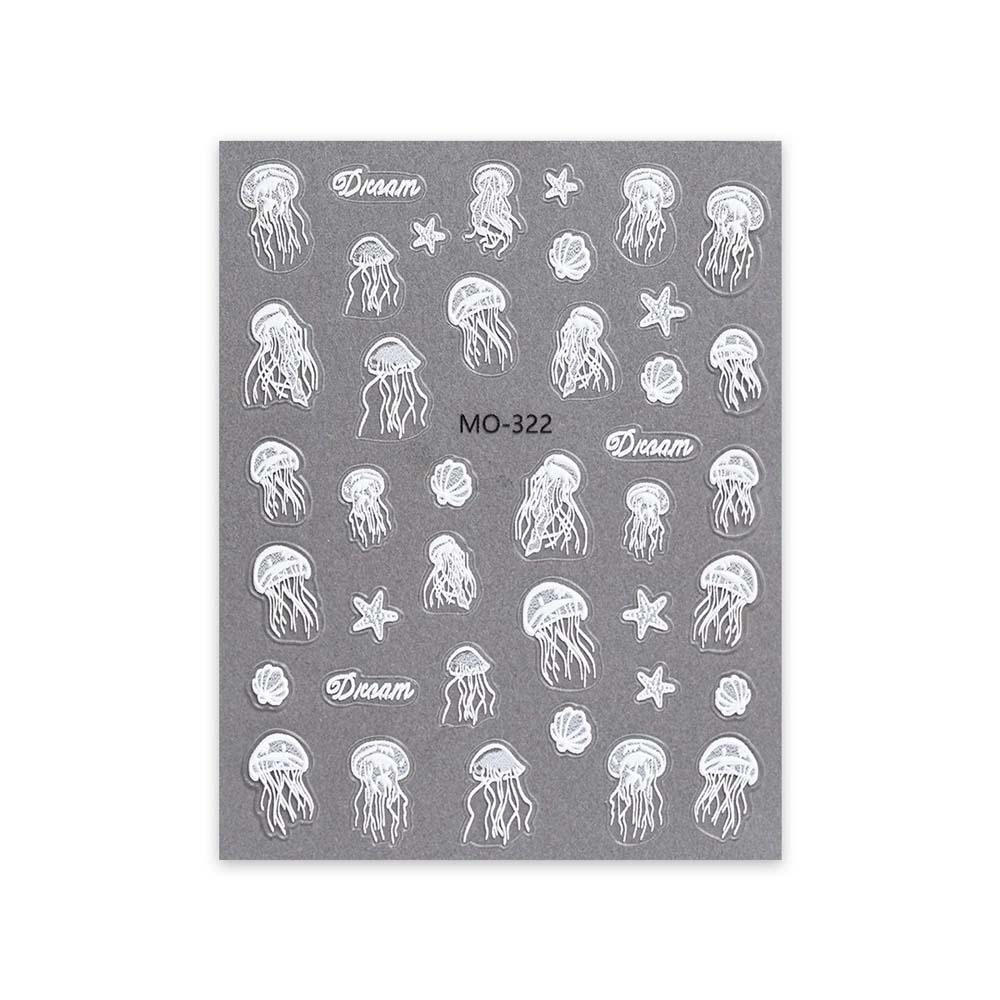 Conch Star Ocean Nail Decals Starfish Ocean Nail Decorations Ocean Nail Stickers  Lady/Girls