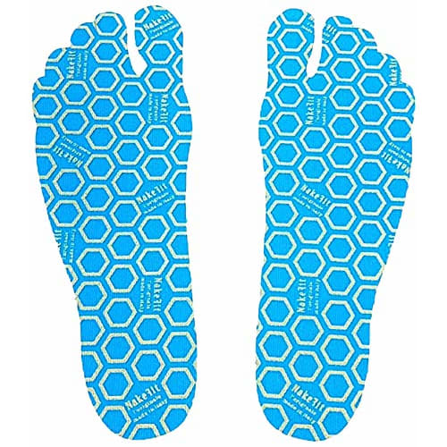 NAKEFIT Naked Fit Foot Adhesive Sandal and Barefoot Stickers for Pool, Beach, and Fall Prevention (3 Pairs per Pack)