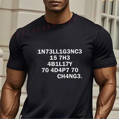 Four Seasons Basic Style Pure Cotton Creative Letter Print Street Casual Vintage Short Sleeve TShirt Funny Present TShirts