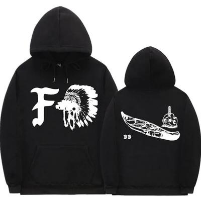 FOG Print Hoodie Forward Observations Group Gbrs Sweatshirt Unisex Retro Death Skeleton Kleding Forward Observations Group Hoodies