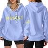 Women's Fashion Casual Long Sleeve Loose Printed Pullover Sports Long Sleeve Sweatshirt