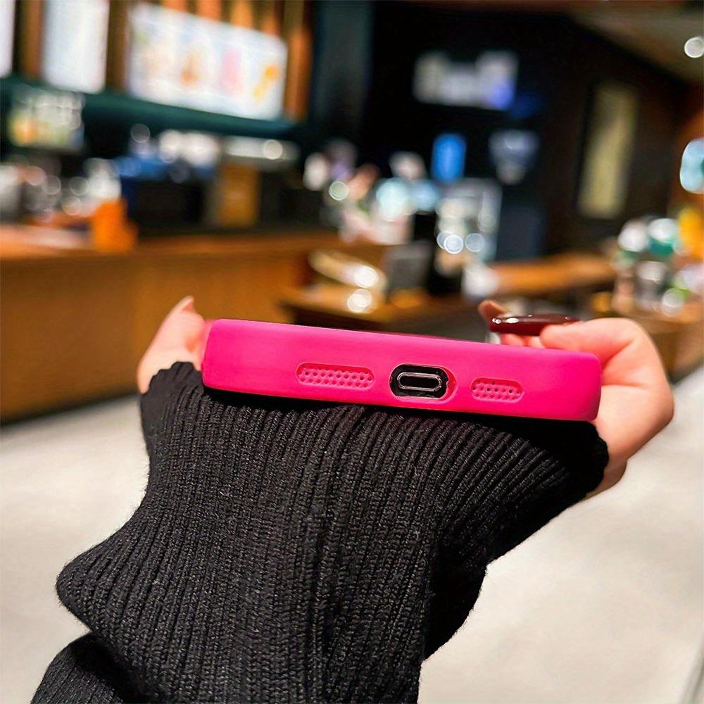 Heart patterned printed phone case suitable for iPhone 17 16 15 14 13 12 11 Pro/Max/Plus anti drop and shockproof back cover