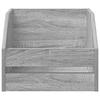 Vinyl Album Box 2 Pieces Sonoma Grey 38 x 30 x 29 cm