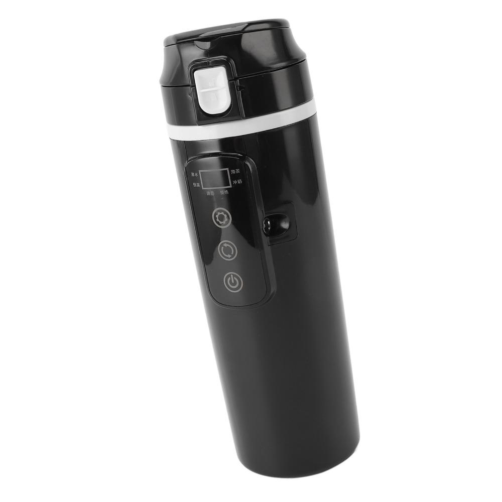 Rostfreier Stahl Heizbecher 12V/24V Reisebecher Glatte Innenwand Getränkebecher Reise
