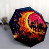 1pc Night Sky Decor Folding Umbrella | Elegant Design, Fashionable Accessory, Durable Construction, Sturdy Ribs yy251107083