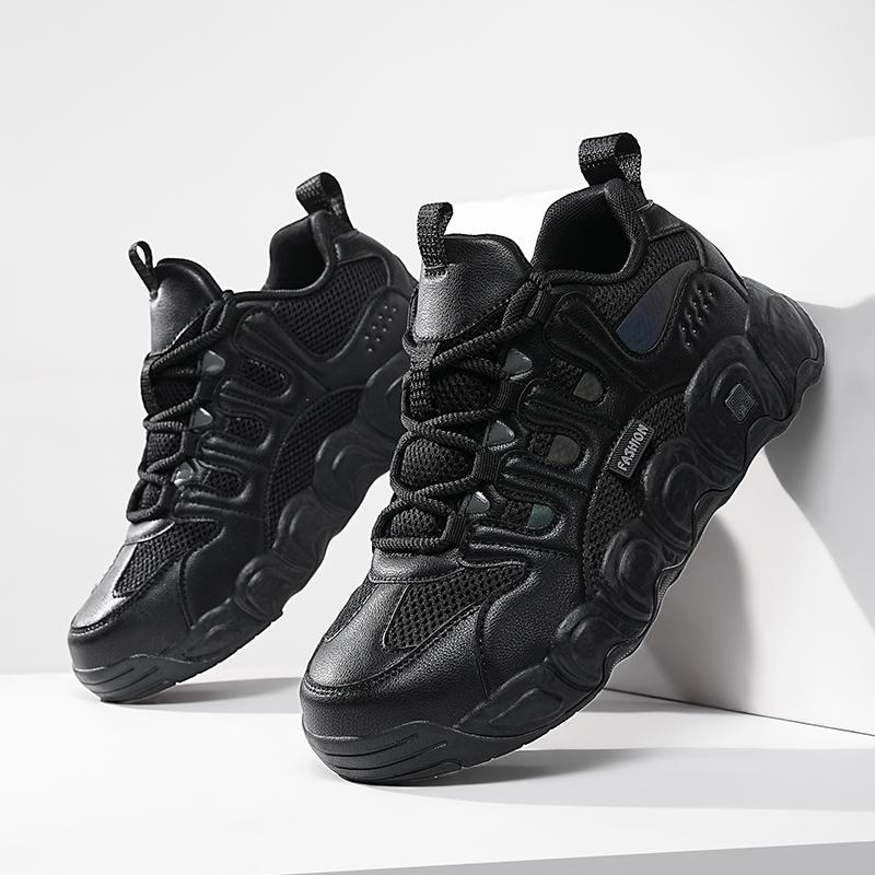 

Чоловічі кросівки Нові масивні кросівки Чоловічі дихаючі сітчасті Білі повсякденні кросівки Тенісні Чоловічі на платформі На шнурівці Вулканізоване взуття 48