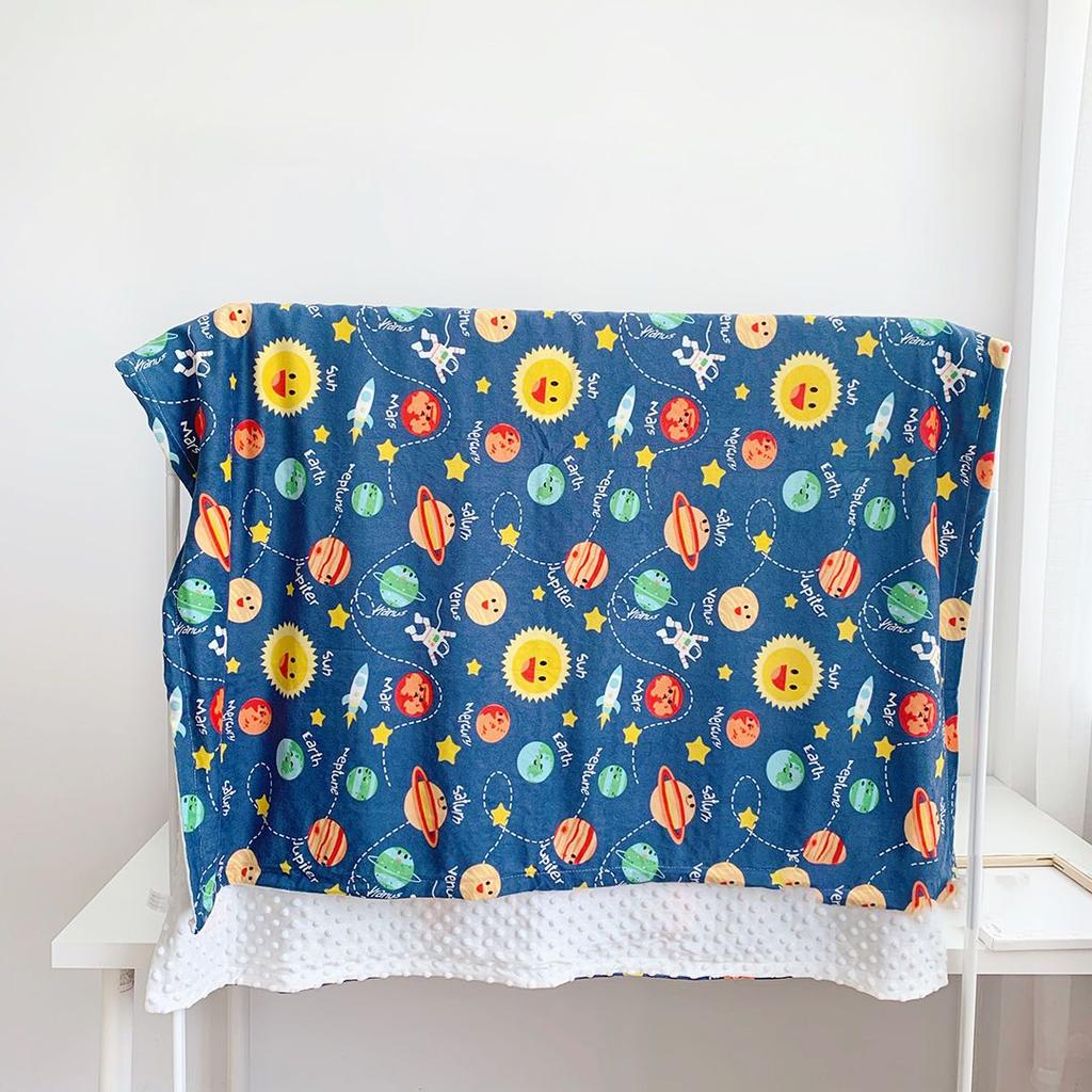 Infant Blanket Nap Quilt Kids Throw All-Season Cover Summer Cool Quilt Spring Autumn Blanket