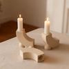 Handmade L-Shaped Silicone Mold Non-stick Candlestick Mould Candle Holder Mold  Table Decor