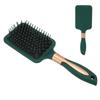 Paddle Hairbrush Hair Smoothing Straightening Detangling Cushioned Pad Durable ABS Silicone Detangling Brush for