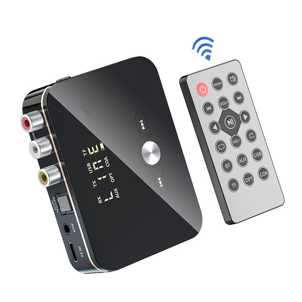 3-in-1 USB Bluetooth 5.0 Transmitter Receiver Wireless NFC Stereo Audio Adapter