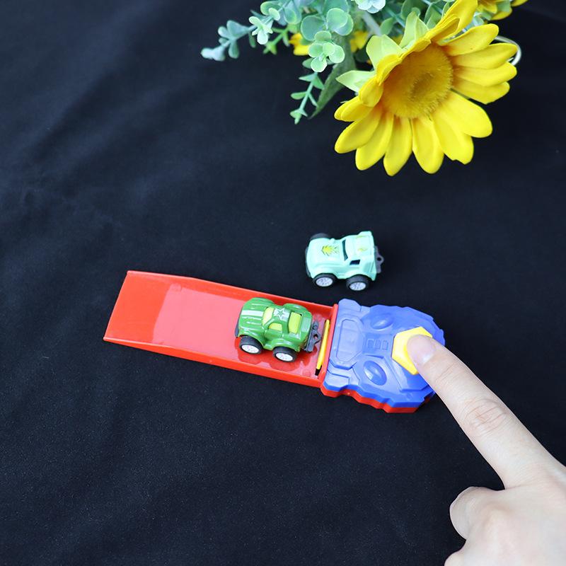 Fun children's catapult, track launch catapult for cars, toy accessories for children's sliding cars and inertia cars