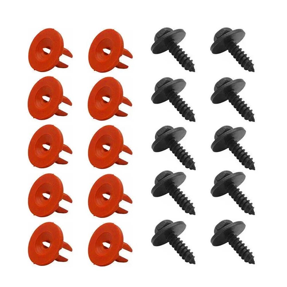 20Pcs Car Engine Undertray Cover Clips Screws for R Jaguar for Ford Focus Ii 04-11 C-max 03-10 for Mondeo Mk3 00-07 Volvo S40 V50 S60 XC70
