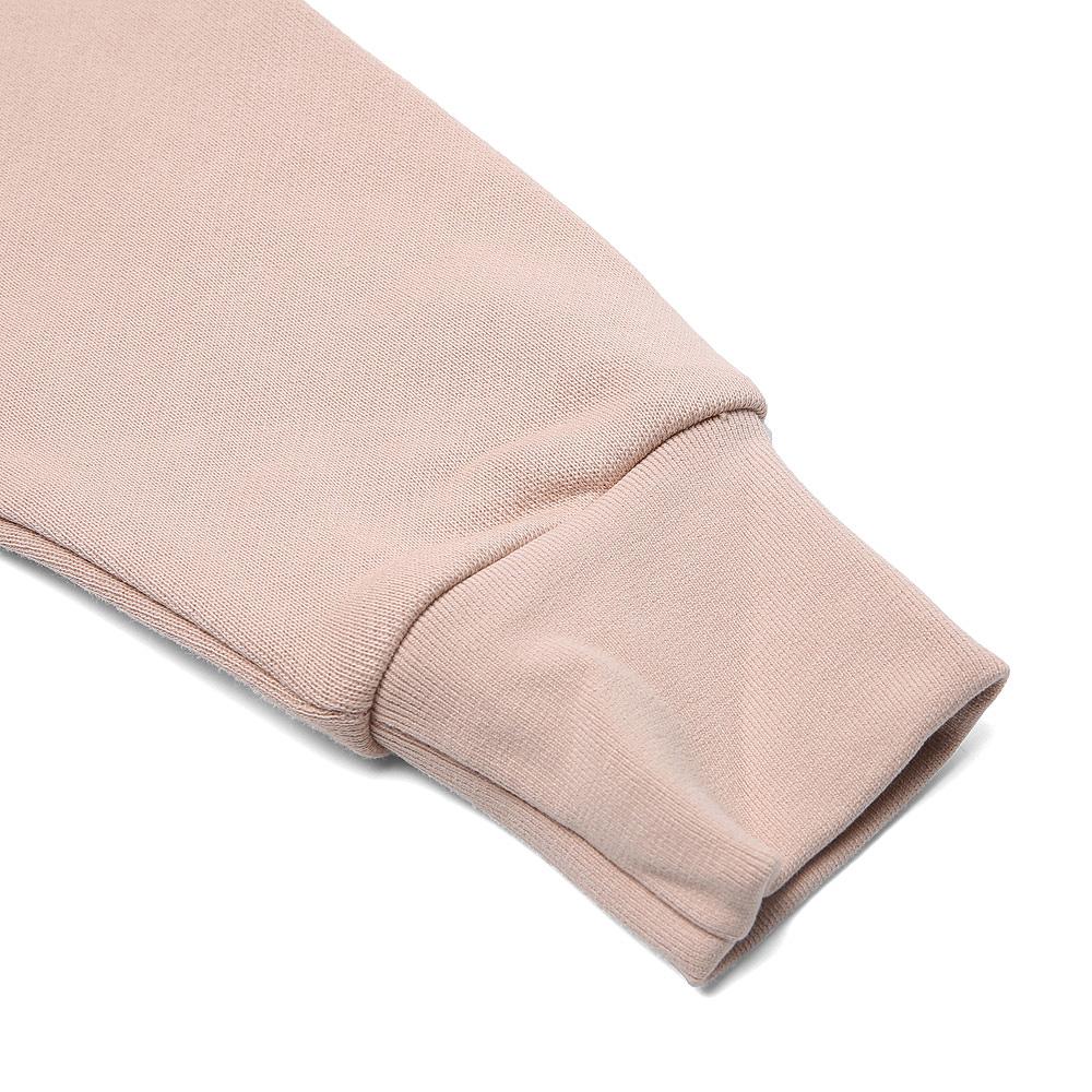 adidas Neo Fashionable Letter Knit Pullover Sweatshirt Women Sweatshirt Gray Pink CV8998