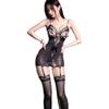 Sex underwear tight lace one-piece suspenders fun mesh clothes transparent perspective uniform open gear charm sexy temptation