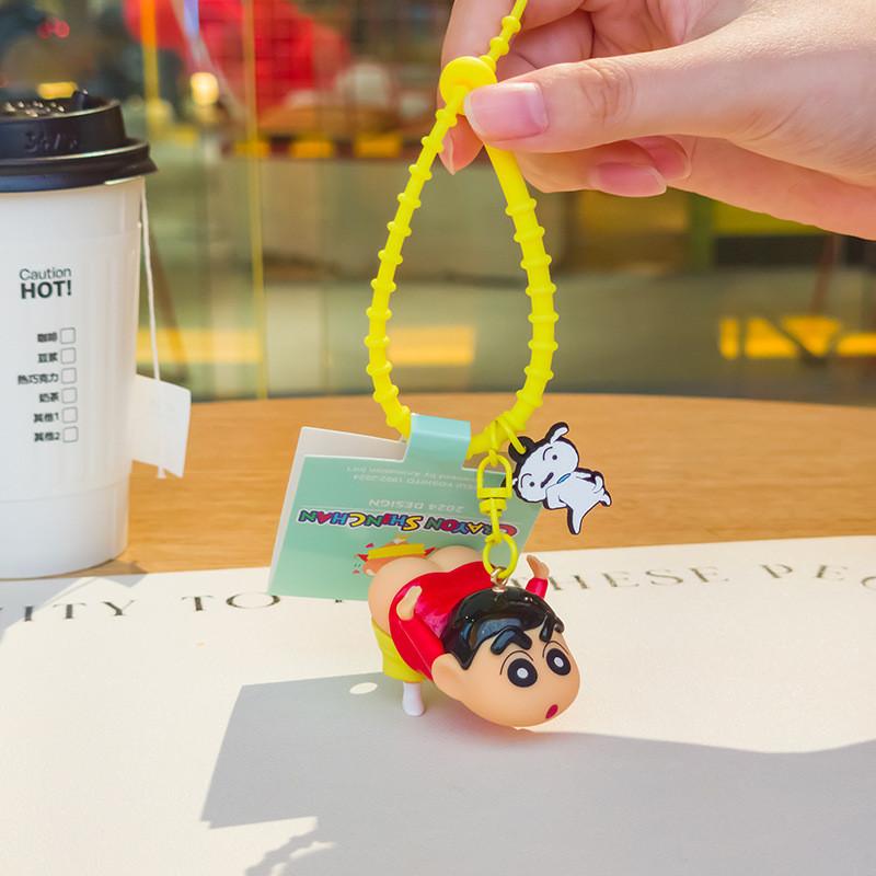 Cross Crayon Shinchan Dressing Crocodile Frog Series Cartoon Keychain Pendant