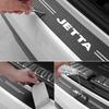 W1471PC Car Sill Threshold Film Rear Door Bumper Protector Pad for Volkswagen VW Jetta 4 5 6 7 Polo Tcross Golf Passat R Line Tiguan