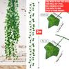 2M Künstliche Grüne Ranken Pflanze Simulation Efeu Girlande Hängend Falsche Blumen Blätter Rattan Grünzeug Wand Hochzeit Dekoration Pflanze