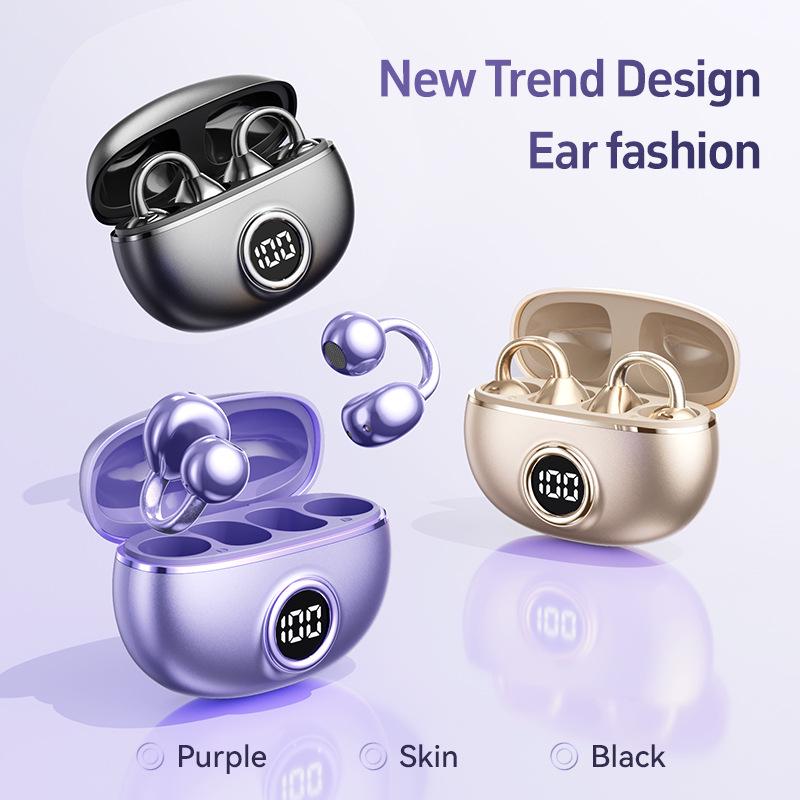Wireless Non-In-Ear Bluetooth Earbuds, Open-Type, Comfortable Wear, No Pain