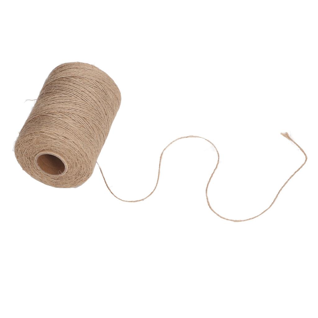 Jute Rope Strong Hemp 2mm 2 Ply Twine String Safety Protection DIY Crafts Arts Gardening Applications 300meter