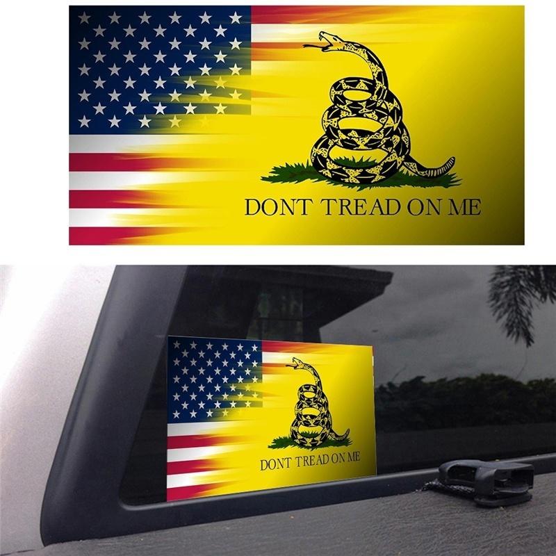 Neue 3 Stück Dont Tread On Me Gadsden Flag Vinyl Aufkleber Aufkleber Autoaufkleber