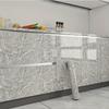 0.55m Waterproof and Oil Resistant PVC Self-adhesive Wallpaper Marble Kitchen Decoration Sticker