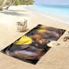 Neymar Print Beach Towel, Large Soft Quick Dry Towel for Beach Camping Swimming