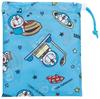 Skater Kids' Rain Poncho, Doraemon "I'm Doraemon" Secret Gadget Raincoat, Suitable for Children Height 110-125cm (RAPO1)