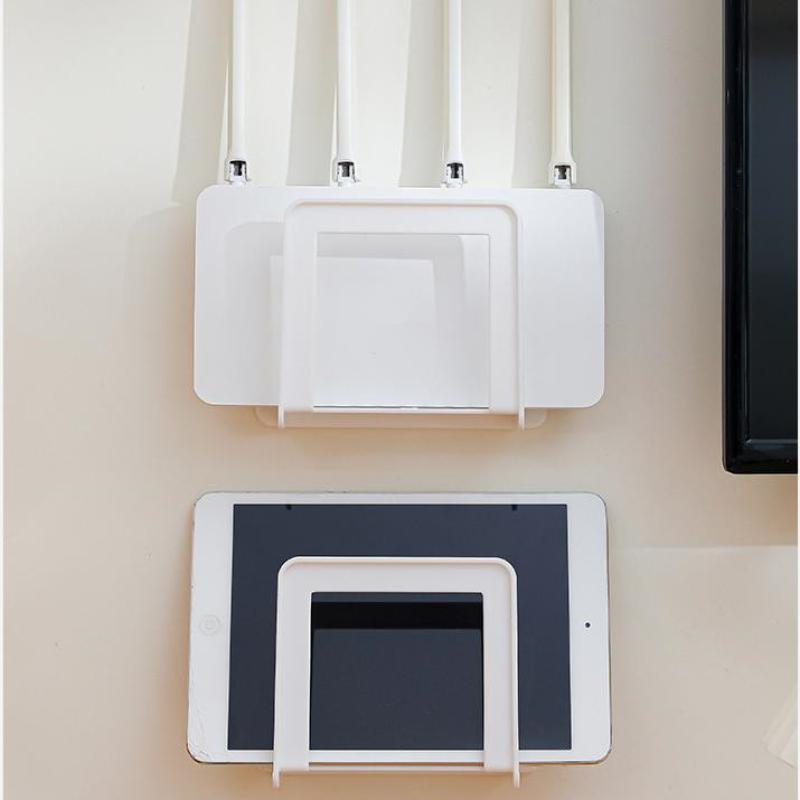 Home Router Storage Box Wireless Wifi Tv Set-Top Box Wall Mounted Storage Rack For Living Room Bedroom Sorting Storage