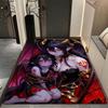 Dark Gothic Anime Girl Indoor Rug Soft Texture Nonslip Carpet For Kids Bedroom Play Area Home Party Decor Valentine'S Day Gift