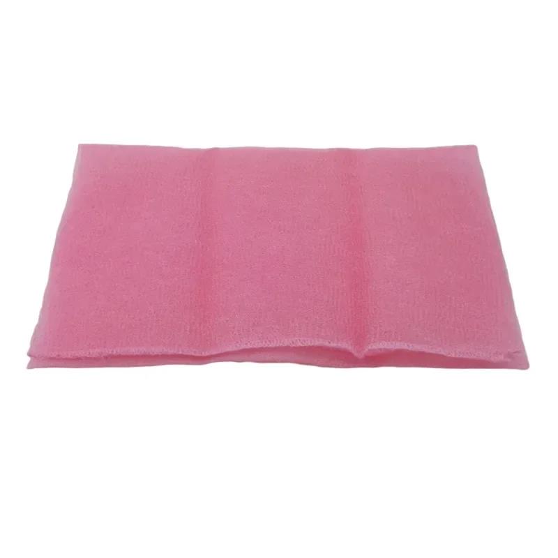 1PC Mesh Bath Shower Body Solid Color Washing Scrubbing Towel Cloth Face Wash Cleaning Tool