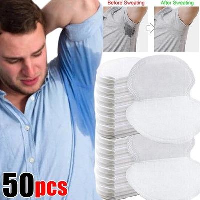 30/50/100 piezas Almohadillas para el sudor de verano Desodorantes Axila Anti Transpiración Almohadillas para el sudor Desechables Axila Absorben Útiles Almohadillas Protectoras