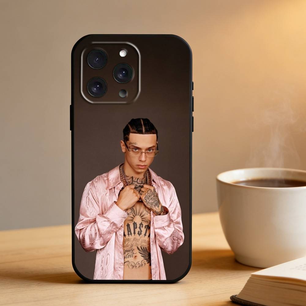 Central C-Cee Uk Rapper  Phone Case For iPhone 17 16 15 14 13 12 Max Plus Silicone Black Cover