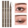 Waterproof Quick Dry Liquid Eyeliner Pen Ultra-fine Matte Black Brown Lasting Lying Silkworm Eyeliner Pencil Beauty Eyes Makeup