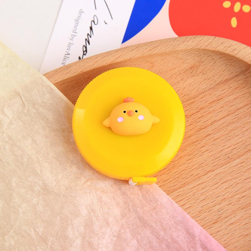 Cartoon Mini Retractable Tape Measure - Portable and Soft for Clothes and Body Measurements
