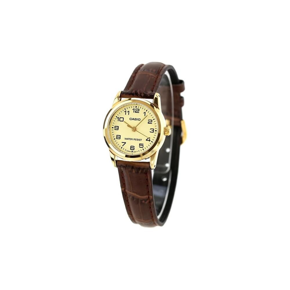

Casio Cheap Casio Standard Quartz Women s Wristwatch LTP-V001GL-9B Gold Tone Stainless Steel Band