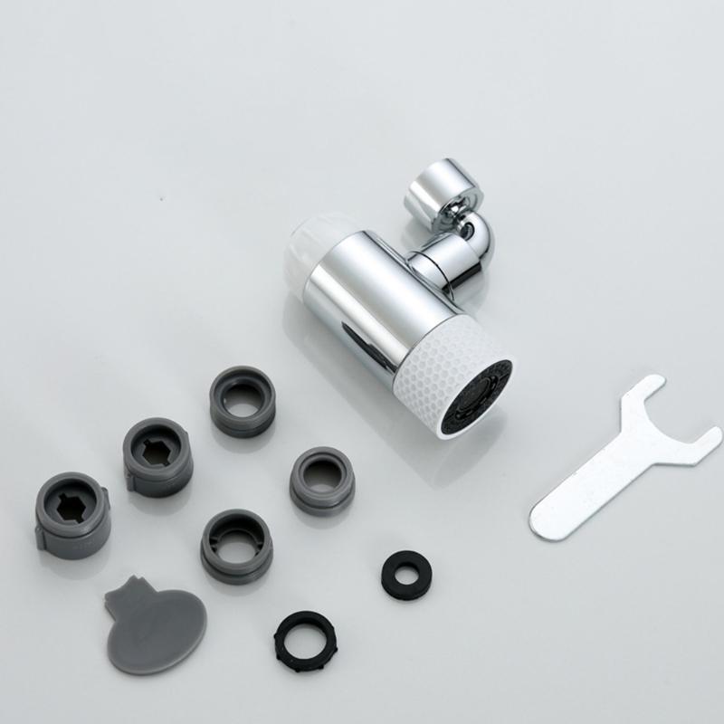 Sink Faucet Aerator Faucet Attachment Faucet Head Bathroom Faucet Adapter Metal Texture Suitable for Home and Office Use