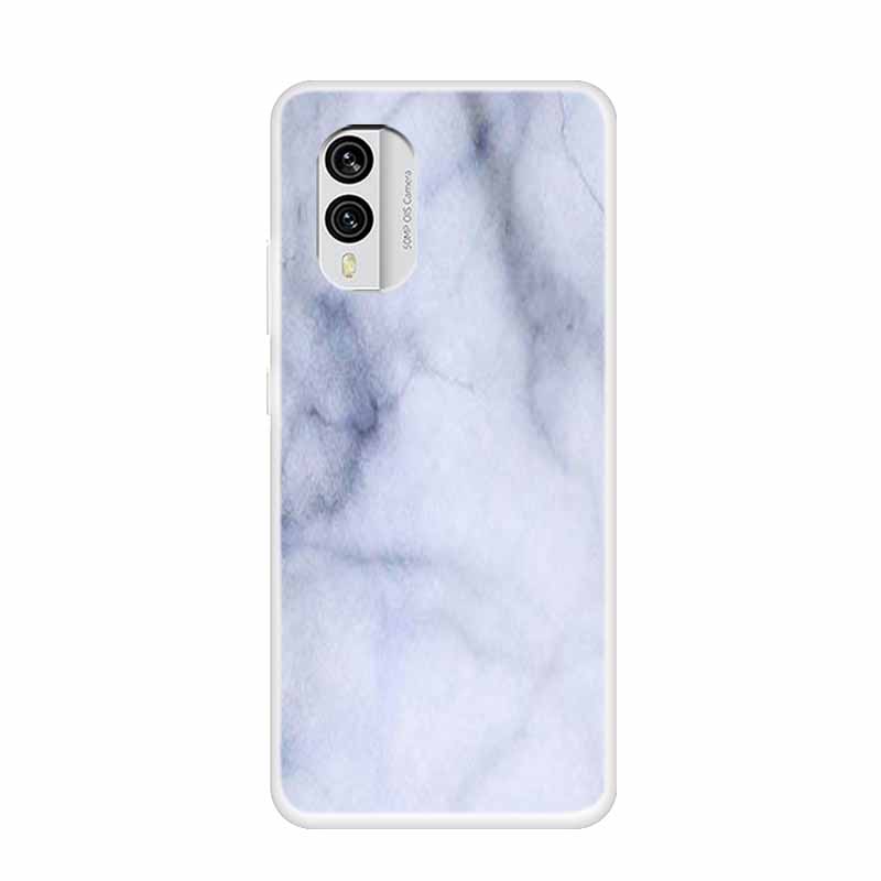 For Nokia X30 5G Case C31 C20 C10 Clear Marble TPU Soft Silicone Print Cover for NOKIA C31 X 30 Transparent Para On for NokiaX30