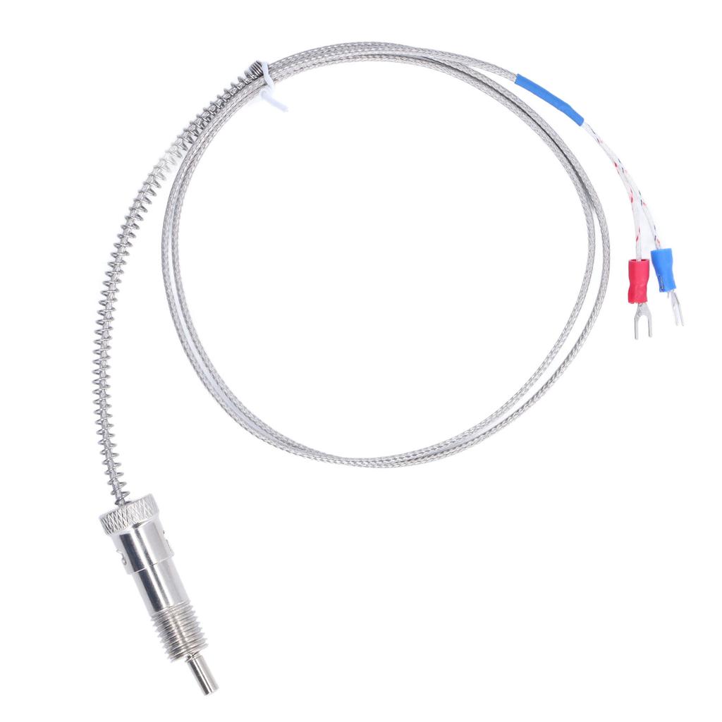K Type Thermocouple Nickel Silicon Compression Spring Thermocouple for Temperature Sensor M12 1m