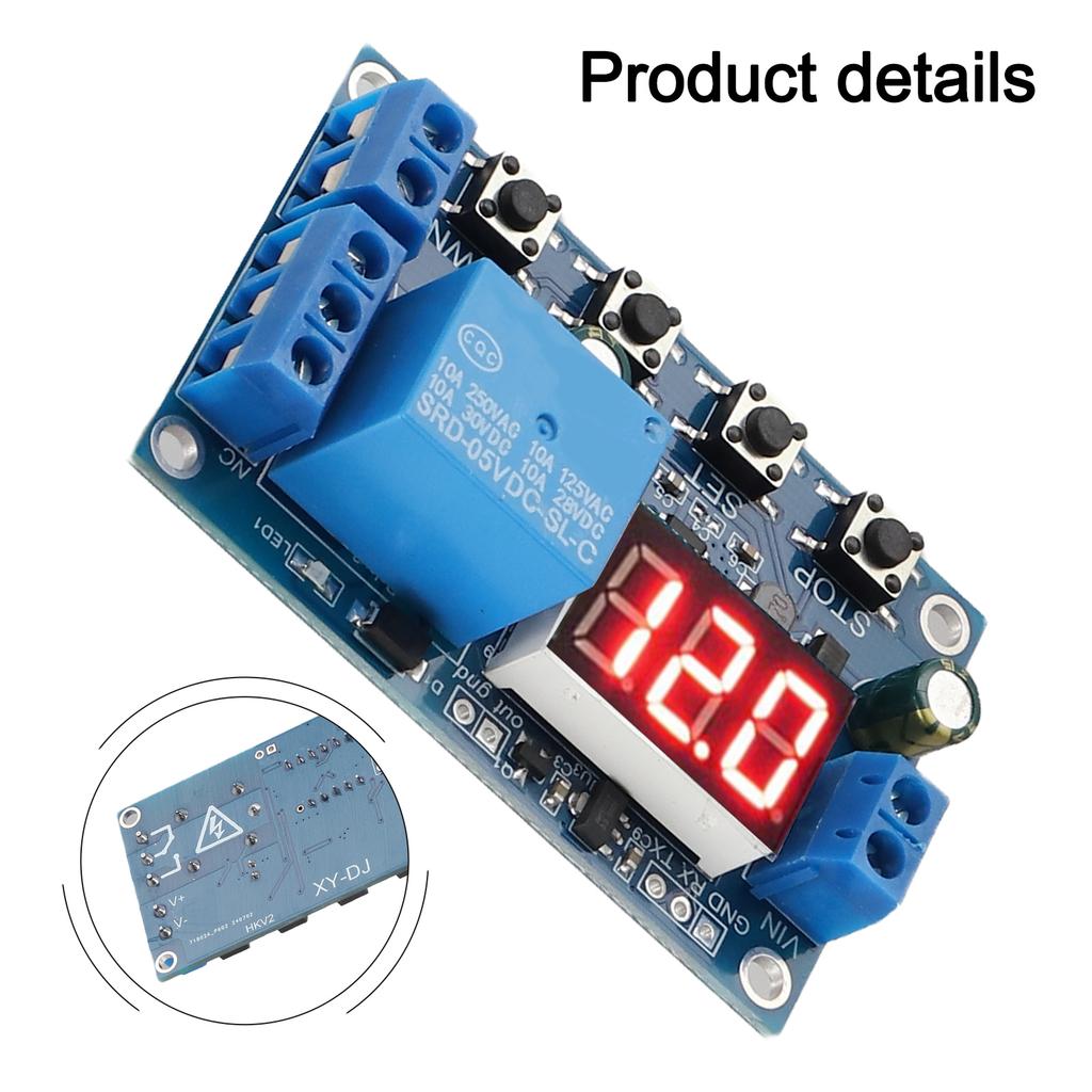 XY DJ Battery Management Module Featuring Timer-Based Operation Serial Interface and Real-Time Relay Conduction