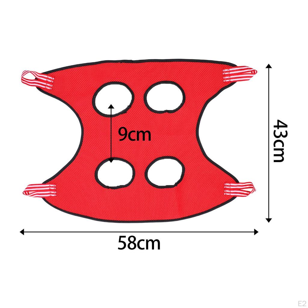 Cat Grooming Hammock Helper Restraint Towel Bag Bathing for Small Medium Dogs Nail Trimming