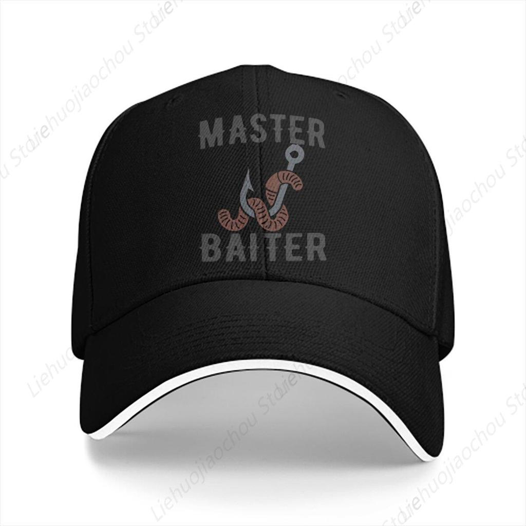 Master Baiter Funny FisherUnisex Classic Baseball Cap Unisex Hats Visor Protection Snapback  Gifts Caps