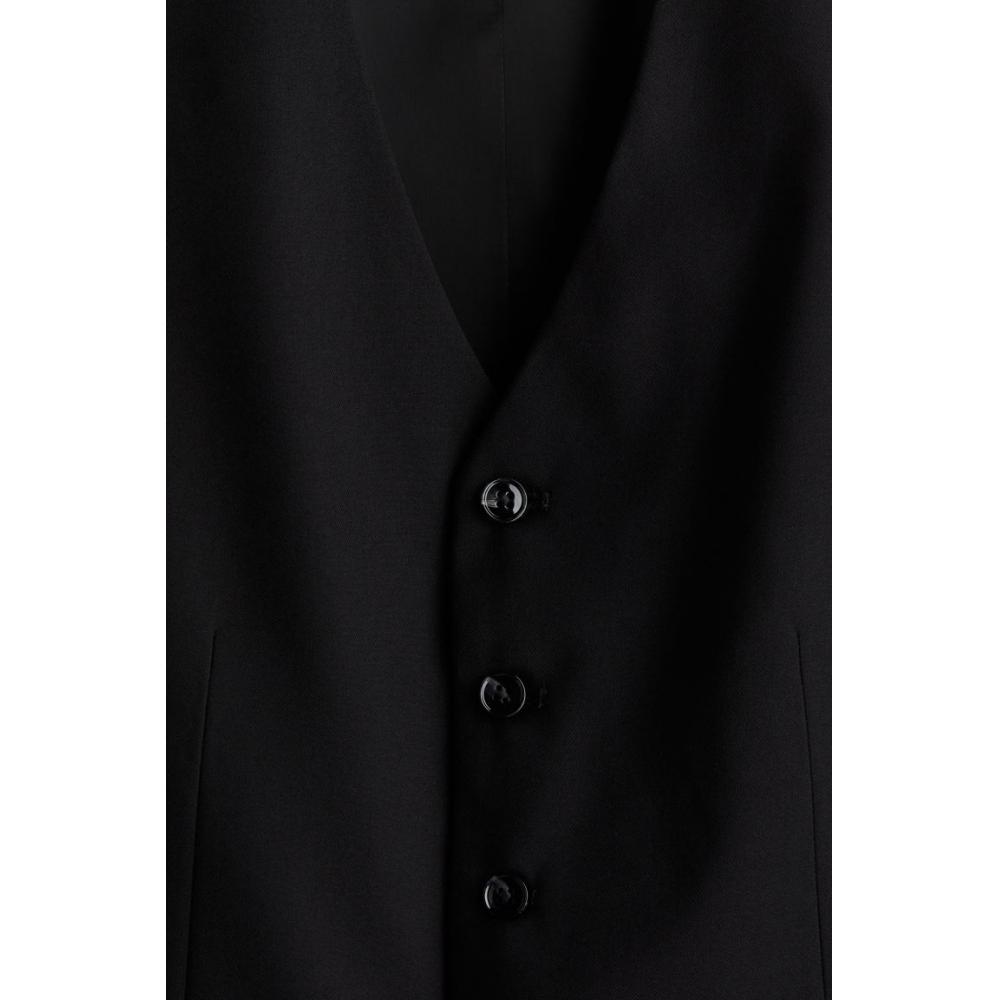 H M Suit Vest sliM Fit Black