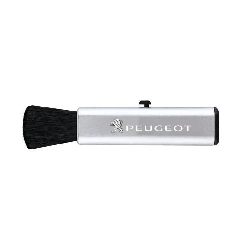 Car Air Outlet Retractable Clean Brush Tools for Peugeot 308 107 208 306 406 407 T3008 408 508 207 2008 106 301 RCZ 4008 307 206